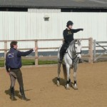 pointing to jump..